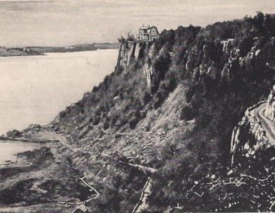 The Allison estate atop the palisades